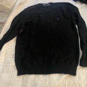 Polo Ralph Lauren men wool sweater XL black